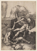 KG 01737
<br/>
Kaïn doodt Abel
<br/>
<em>Leyden, Lucas van (1494-1533)</em>